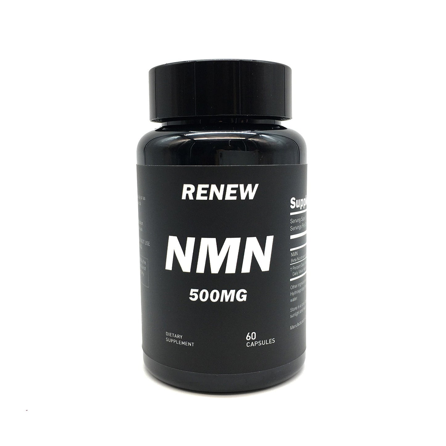 renew nmn 60 capsules 500mg 99% beta nicotinamide mononucleotide